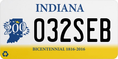 IN license plate 032SEB