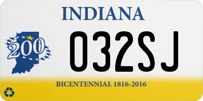 IN license plate 032SJ