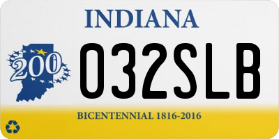 IN license plate 032SLB
