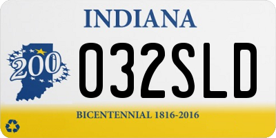 IN license plate 032SLD