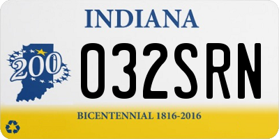 IN license plate 032SRN