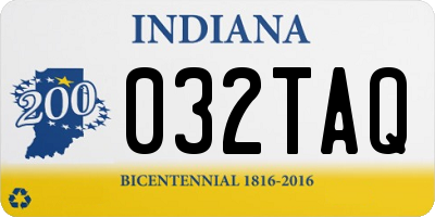 IN license plate 032TAQ