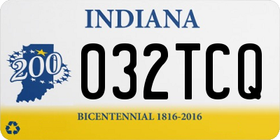IN license plate 032TCQ