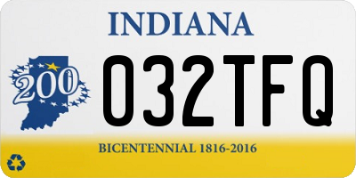 IN license plate 032TFQ