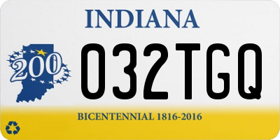 IN license plate 032TGQ