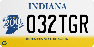 IN license plate 032TGR