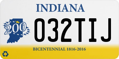 IN license plate 032TIJ