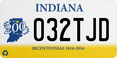 IN license plate 032TJD