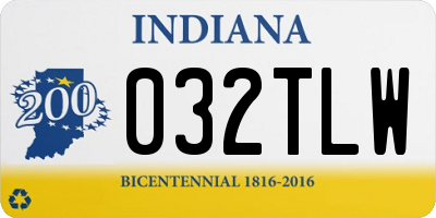 IN license plate 032TLW