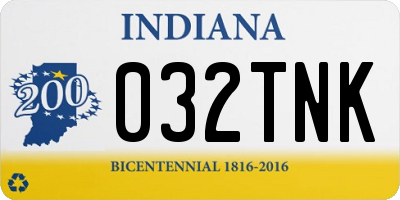 IN license plate 032TNK