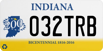 IN license plate 032TRB