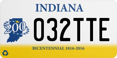 IN license plate 032TTE