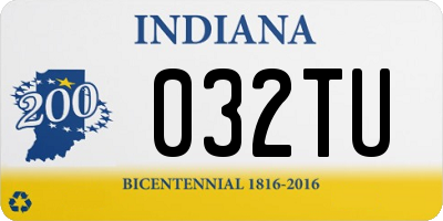 IN license plate 032TU