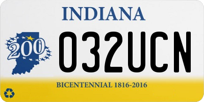 IN license plate 032UCN