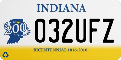 IN license plate 032UFZ