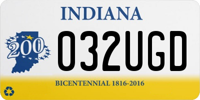 IN license plate 032UGD