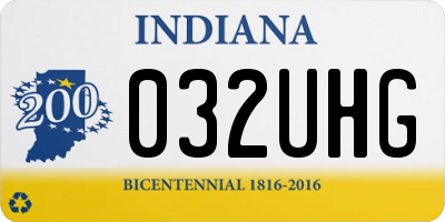 IN license plate 032UHG