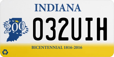 IN license plate 032UIH