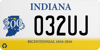 IN license plate 032UJ