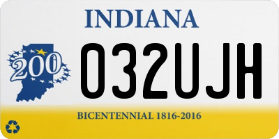 IN license plate 032UJH