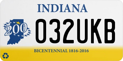 IN license plate 032UKB