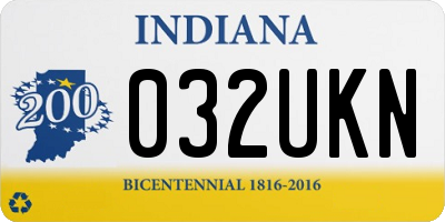 IN license plate 032UKN