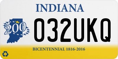 IN license plate 032UKQ