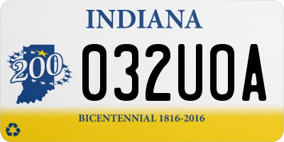 IN license plate 032UOA