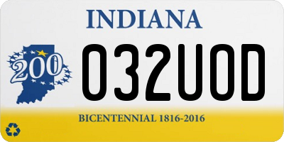 IN license plate 032UOD