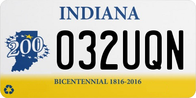 IN license plate 032UQN