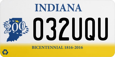 IN license plate 032UQU