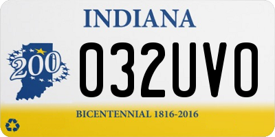 IN license plate 032UVO