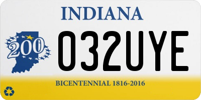 IN license plate 032UYE