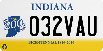 IN license plate 032VAU