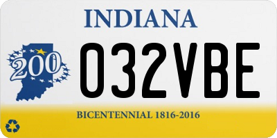IN license plate 032VBE
