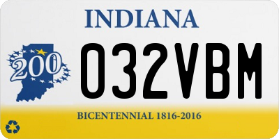IN license plate 032VBM