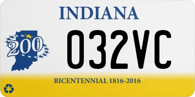 IN license plate 032VC