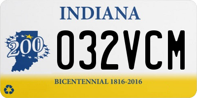 IN license plate 032VCM