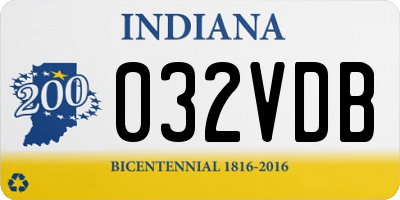 IN license plate 032VDB