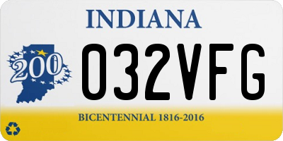 IN license plate 032VFG