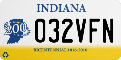 IN license plate 032VFN