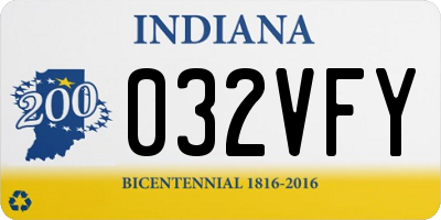 IN license plate 032VFY
