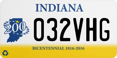 IN license plate 032VHG