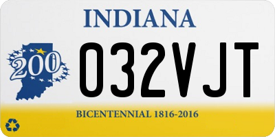IN license plate 032VJT
