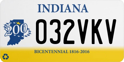 IN license plate 032VKV