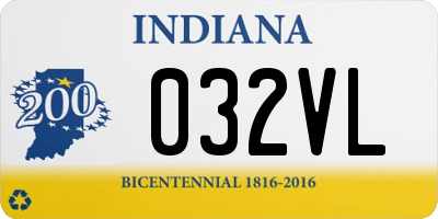 IN license plate 032VL