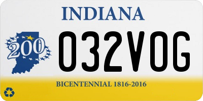 IN license plate 032VOG