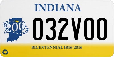 IN license plate 032VOO