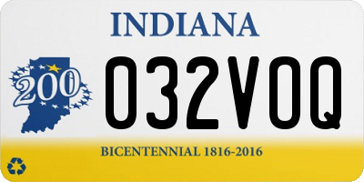 IN license plate 032VOQ