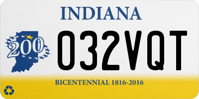IN license plate 032VQT
